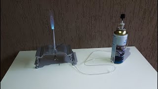 A Homemade Bunsen Burner For Outdoor Use [upl. by Zoeller192]