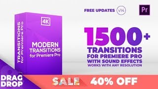 Modern Transitions  For Premiere PRO  Videohive 21922312 Updated V14 [upl. by Wina]