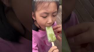 लड़की के मुँह में icecream चिपक जाती है  shortsvideo [upl. by Ahsenre]