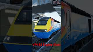 VP185 Engine Start  Class 43 HST  Midland Mainline [upl. by Yennej]