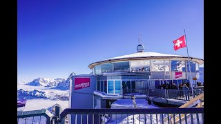 Murren e Schilthorn na Suiça Piz Gloria Restaurante do 007 [upl. by Onaivatco]