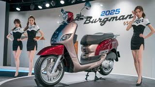 UNBOXING THE BEAST 2025 SUZUKI BURGMAN 650 MAXISCOOTER [upl. by Aniwde]