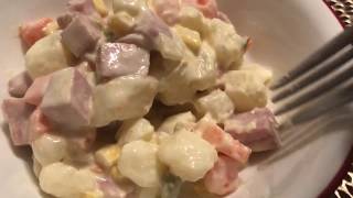 SALADE POMME DE TERRE 1 SALAD SA PAP AFEKTE SANTEW [upl. by Yrekaz]