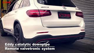 Mercedes Benz X253 GLC250 STONE EXHAUST [upl. by Lyns]