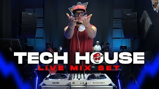 DJ OVER  Tech House Vol1  Tech amp Bass House Live Mix Set [upl. by Safko]