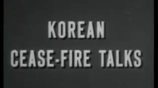 Korean War 2년을 질 질끈 휴전회담 개시 1951 6 20 720 KOREAN CEASEFIRE TALKS [upl. by Atteiram]