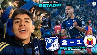 💙🔥GOL de FALCAO DESDE LA TRIBUNA Millonarios vs Pasto 21 Reacción Goles Liga betplay 2024 hoy [upl. by Miltie]