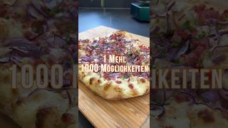 Besser als Flammkuchen😍🔥 Das Rezept findest du in den Kommentaren👇🏼fy fyp pizza backen [upl. by Embry]