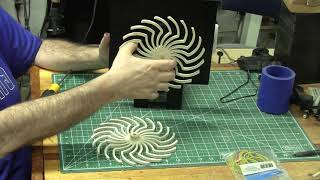 Kinetic Art Scroll Saw Pattern Motor driven [upl. by Swihart725]