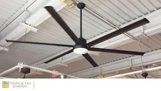 84 inch Titan Ceiling Fan with Extruded Aluminum Blades by TroposAir [upl. by Necaj]