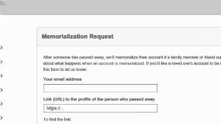 How to DeactivateMemorialize a Dead Persons Facebook Account [upl. by Giulio340]