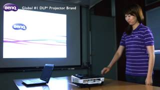 BenQ Business Projector  Quick Wireless Kit  How to Set Up Wireless Presentation with Notebook [upl. by Gilchrist]