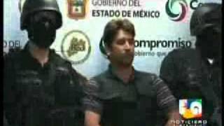 12 08 11 GUATEVISION 6PM MEXICO CAPTURAN A EX KAIBIL NARCOTRAFICANTE [upl. by Emarej]