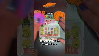 THANKSGIVING CHALLENGE 🦃🧡raspadinha lotterychallenge fun fyp fypシ scratch thanksgiving [upl. by Atinra340]