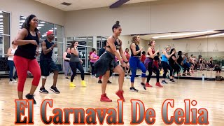 El Carnaval De Celia Salsa Zumba Choreo by Suzy [upl. by Draper]