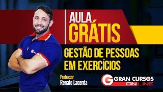 Aula Grátis  Gestão de Pessoas em Exercícios  Prof Renato Lacerda [upl. by Bucher]