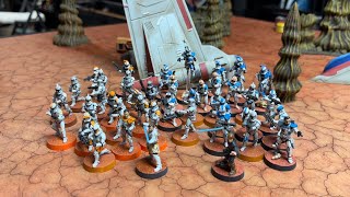 Star Wars New Legion Battle Report Episode one [upl. by Ierna]