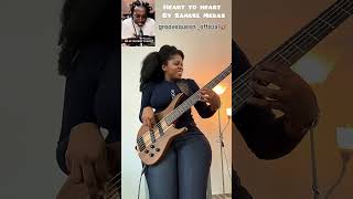 Heart to Heart by Samuel Medas Bass Cover groovequeen reggae africanmusic [upl. by Arron]