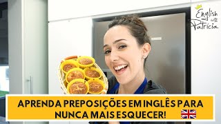 Aprenda preposições em inglês e phrasal verbs com essa receita  Learn English prepositions [upl. by Arni]