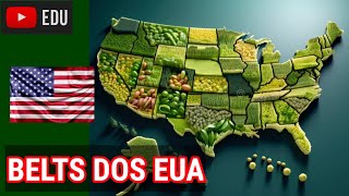 EUA Belts industriais e agropecuários [upl. by Eidolem]