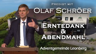 Predigt zum Erntedank und Abendmahl  Olaf Schröer [upl. by Gillie]