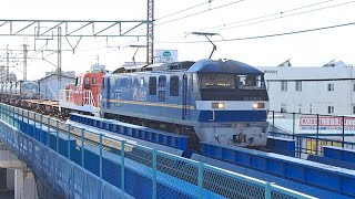 臨8765レEF210317吹牽引DD2006愛ムドコンテナ輸送西浦和通過 [upl. by Noirred444]