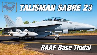 RAAF Base Tindal movements during Exercise Talisman Sabre 2023 [upl. by Thetes]