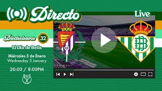 🚨 DIRECTO  Real ValladolidReal Betis  VÍVELO CON NOSOTROS [upl. by Meer]