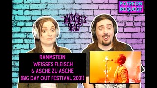 Rammstein  Weisses Fleisch amp Asche zu Asche Big Day Out Festival 2001 ReactReview [upl. by Hendrik876]