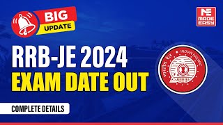 RRBJE 2024 ALP Technician JE Exam Date Out🔥  Complete Details  MADE EASY [upl. by Assyla312]