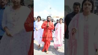 pawan kalyan in tirumala with family pawankalyan viralvideo trending powerstar tirupati pspk [upl. by Irmo965]