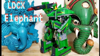 LDCX Supertrain Robot Elephant review series 2 [upl. by Kaiser913]