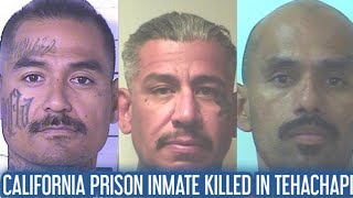 PRISONER KILLED IN CALIFORNIA IN TEHACHAPI 3 WEAPONS FOUND 2 INMATES TOOK TO THE HOLE [upl. by Aruasi]