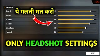 FREE FIRE SENSITIVITY SETTINGS 2021 😱ALL PHONE 📱 SENSITIVITY SETTINGS [upl. by Yrocaj331]