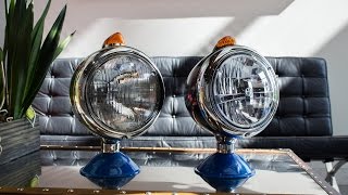 7quot Headlight Replacement amp Comparison on a 32 Ford [upl. by Ingles]