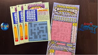 BIG 25 CROSSWORD SCRATCH OFF TICKET  MORE [upl. by Udall]