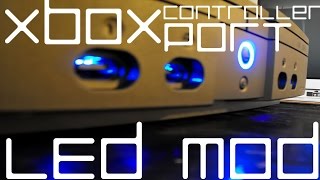 How to add LEDs to the original xboxs controller ports [upl. by Nimajeb]