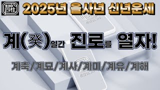 2025년 을사년 신년운세계일간 진로를 열자 [upl. by Erdne]