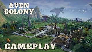 Aven Colony Gameplay Walkthrough No Commentary [upl. by Akeimahs]