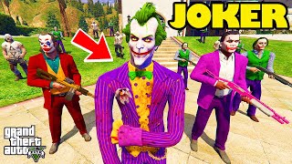 Franklin Become THE JOKER and Found the JOKER CHIEF in GTA 5  SHINCHAN and CHOP [upl. by Ecilahc433]