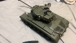 TAMIYA 116 RC TANK M26 Pershing [upl. by Hafital919]