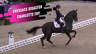 Dressage Disaster Dark Legend Shows Charlotte Fry His Dark Side At The World Cup Grand Prix Final [upl. by Palmore]