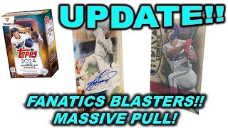 2024 Topps Update Blaster Boxes Massive 164348 pack pull HOF Heavy Lumber 🤯 [upl. by Damha]