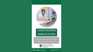 USask Nursing Ambassadors  Day in the life of 3rd year BSN student Gracie [upl. by Trebron231]