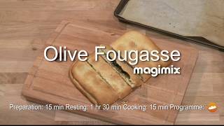 Olive Fougasse  Recipe Cook Expert Magimix [upl. by Athal]