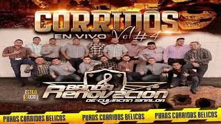 Disco Completo Banda Renovacion  Corridos En Vivo Vol 4 Mix [upl. by Dash]