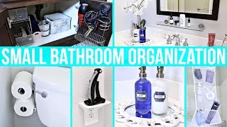 Small Bathroom Organization Ideas [upl. by Xonnel121]