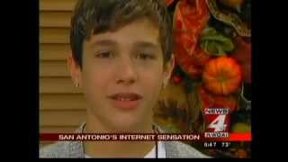 Austin Mahone First TV Interview [upl. by Ahsimak]