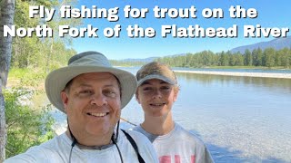 Whitefish Montana Trout Fishing the North Fork of the Flathead River with Northern Rocky Outfitters [upl. by Girand63]