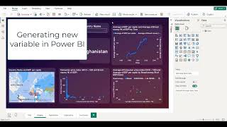 Generating new variables in Power BI [upl. by Fortunna]